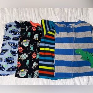 Kids' Patterned Pajama Set of 4 (various brands)